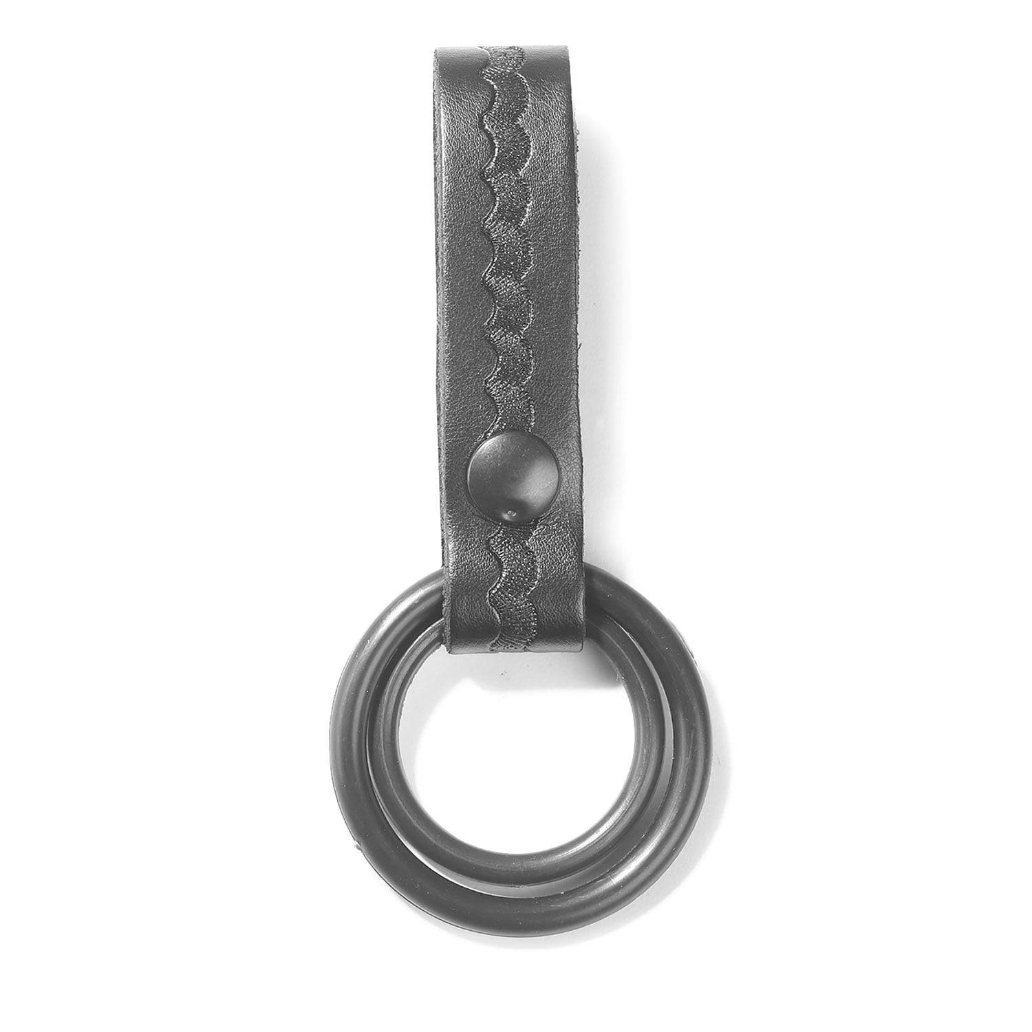 GALLS GEAR LEATHER DOUBLE RING FLASHLIGHT HOLDER