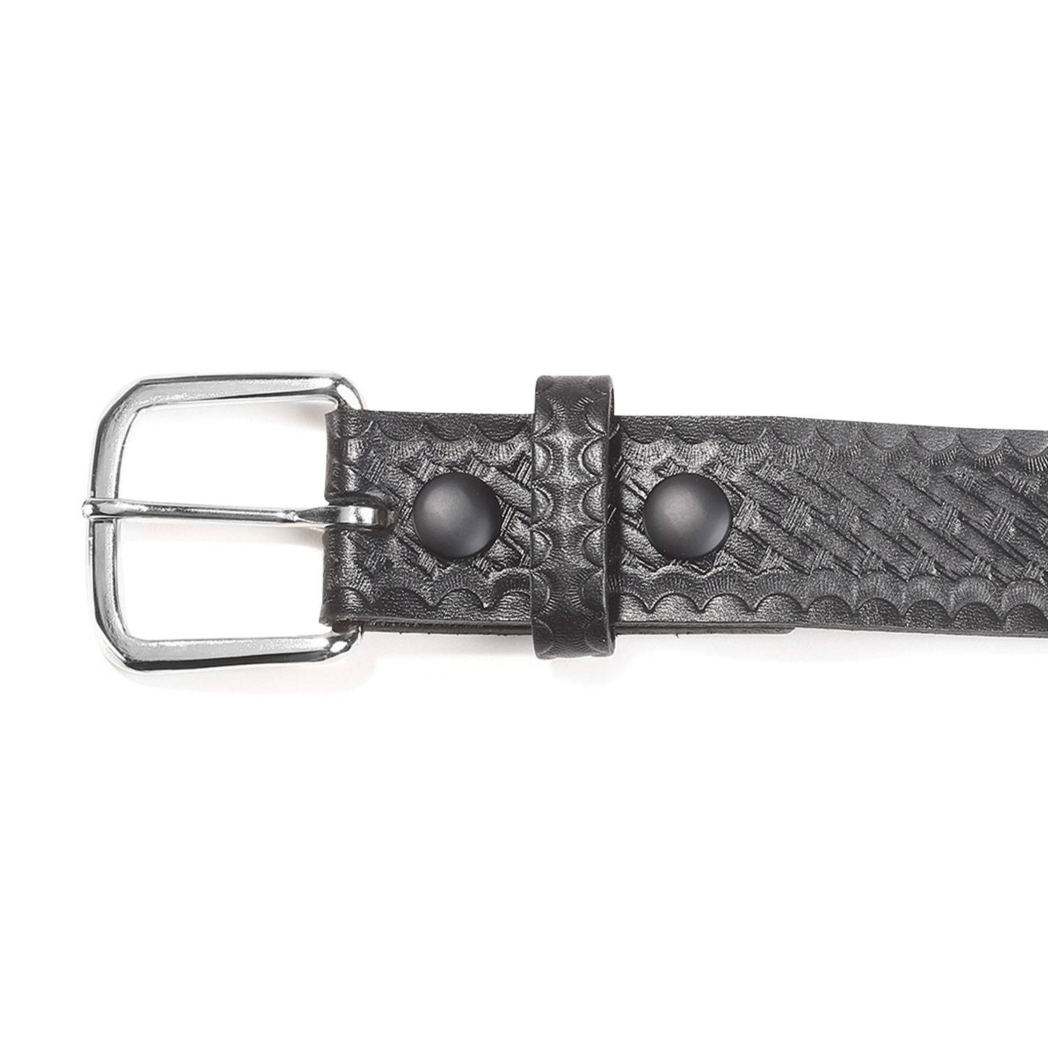 BOSTON LEATHER 1 1/2" LEATHER GARRISON BELT