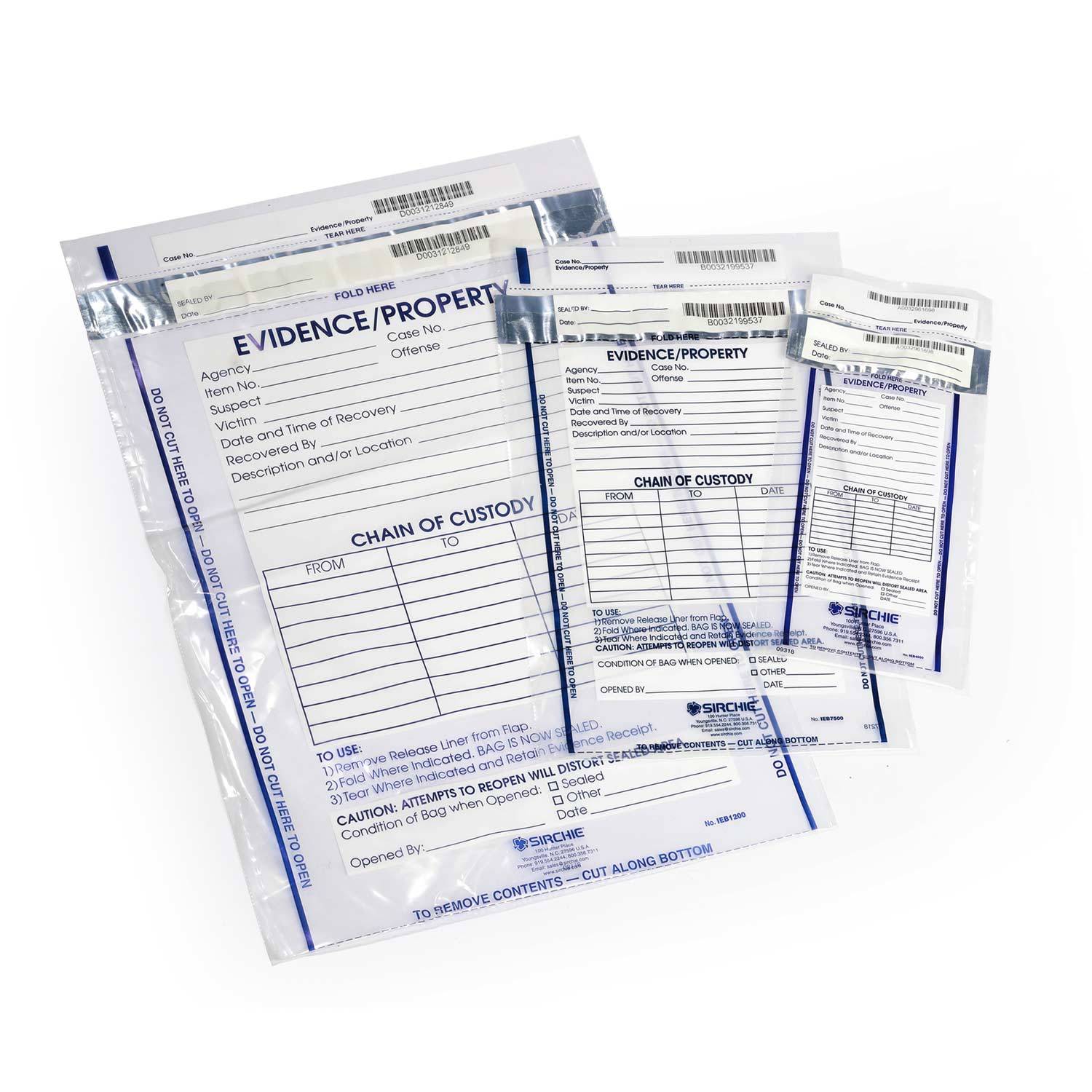 Sirchie Evidence Bag Variety Kit