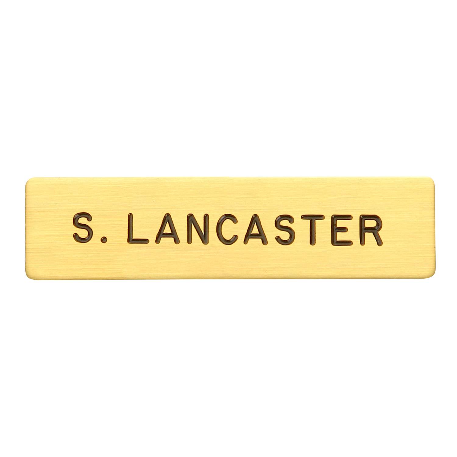 BLACKINTON NAMETAG ONE LINE