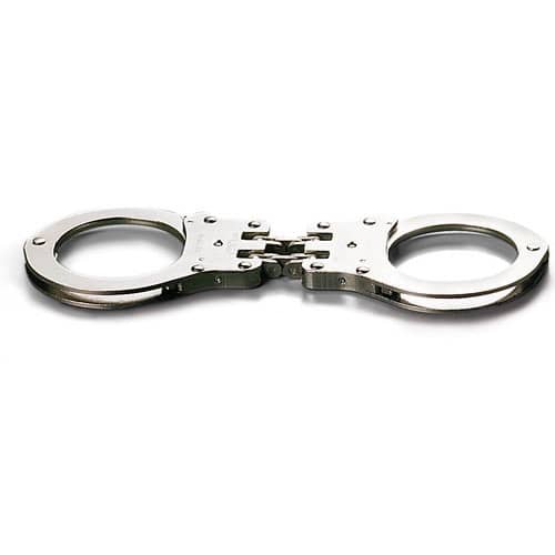 Peerless Model 801C - Hinged Handcuff - Nickel Finish