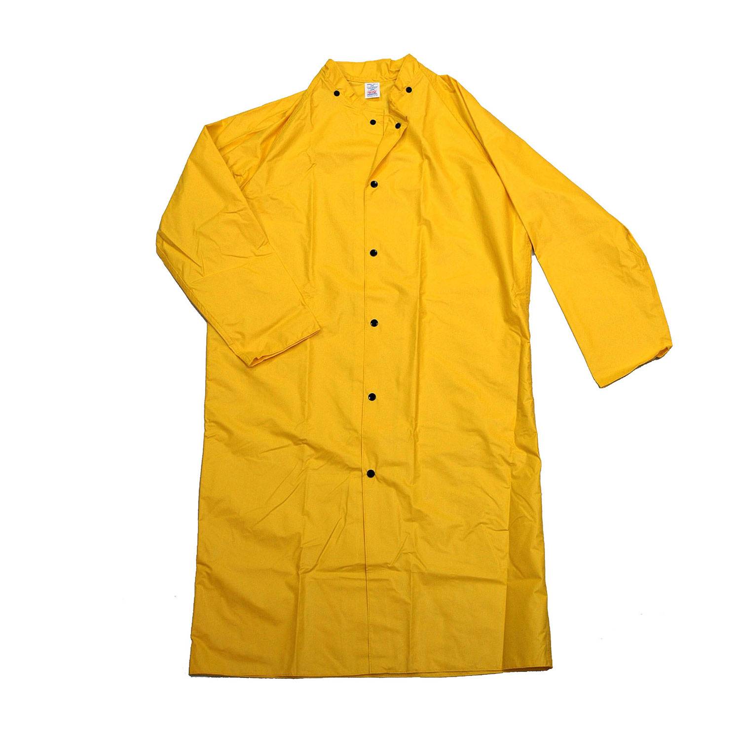Neese Universal 35 48" Long Rain Coat with Hood Snaps
