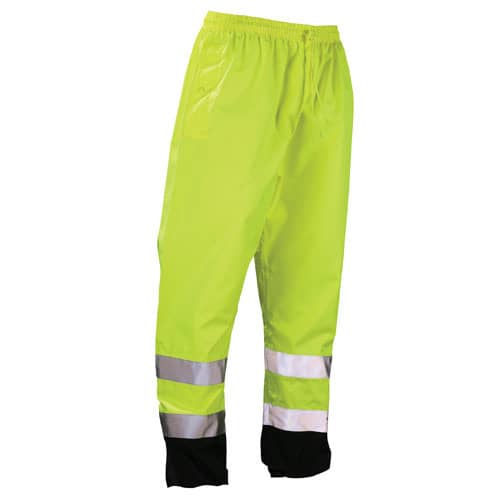 ANSI Class E Waterproof Breathable Two Tone Rain Pants