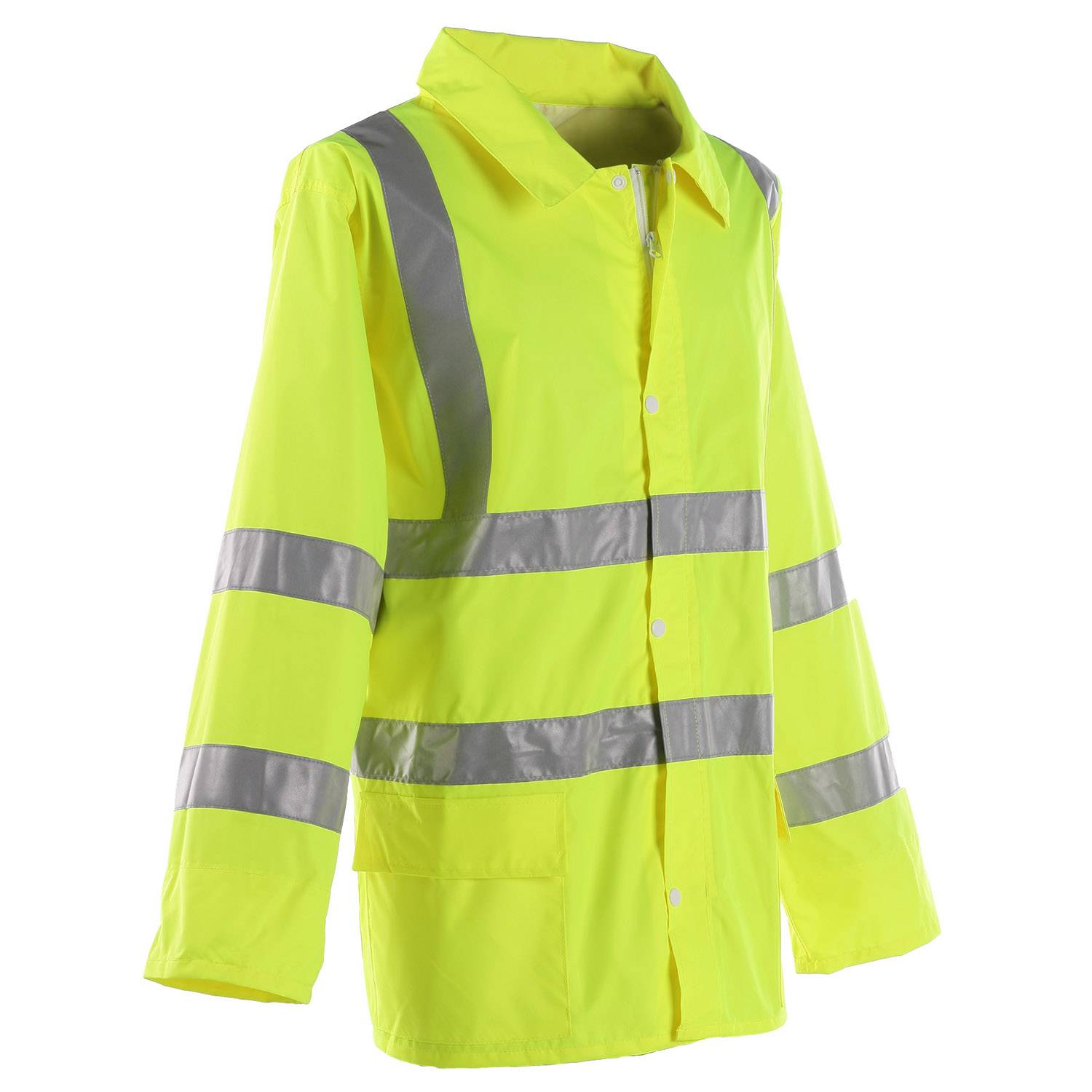 TSA ANSI 3 Hi Vis Reflective Rain Jacket