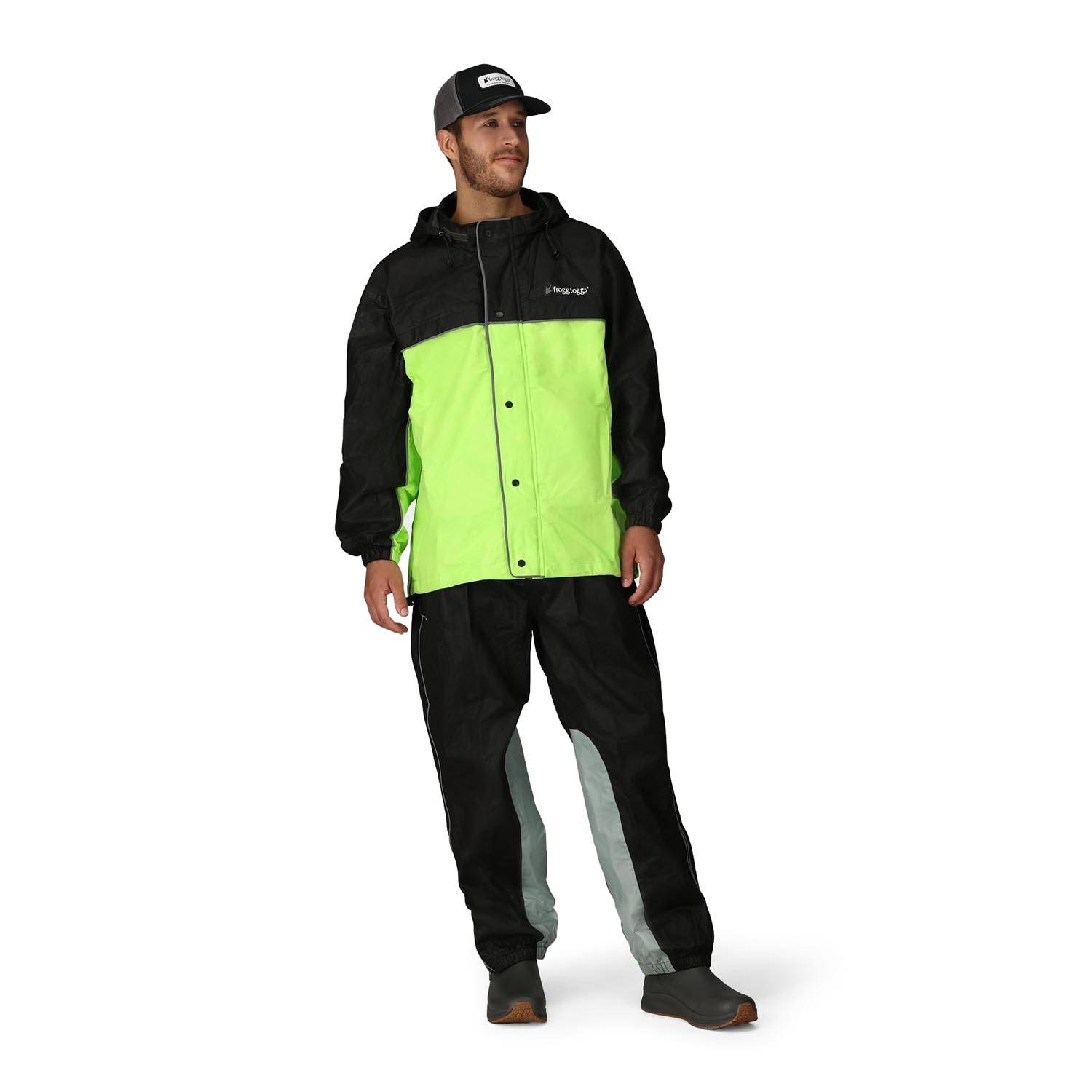 FROGG TOGGS MEN'S ROAD TOAD REFLECTIVE JACKET