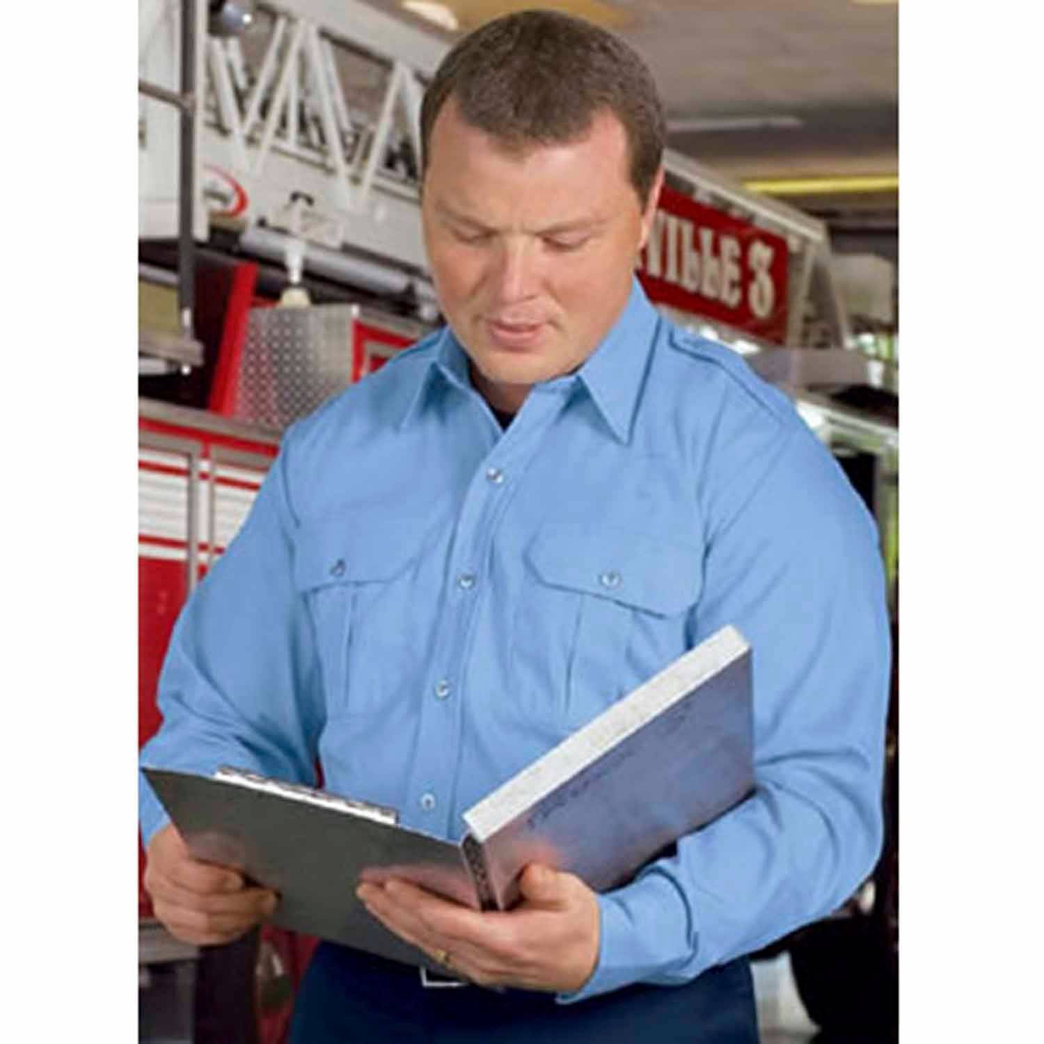 SOUTHEASTERN SHIRT CODE 1 MEN'S LONG SLEEVE POPLIN POLICE SH