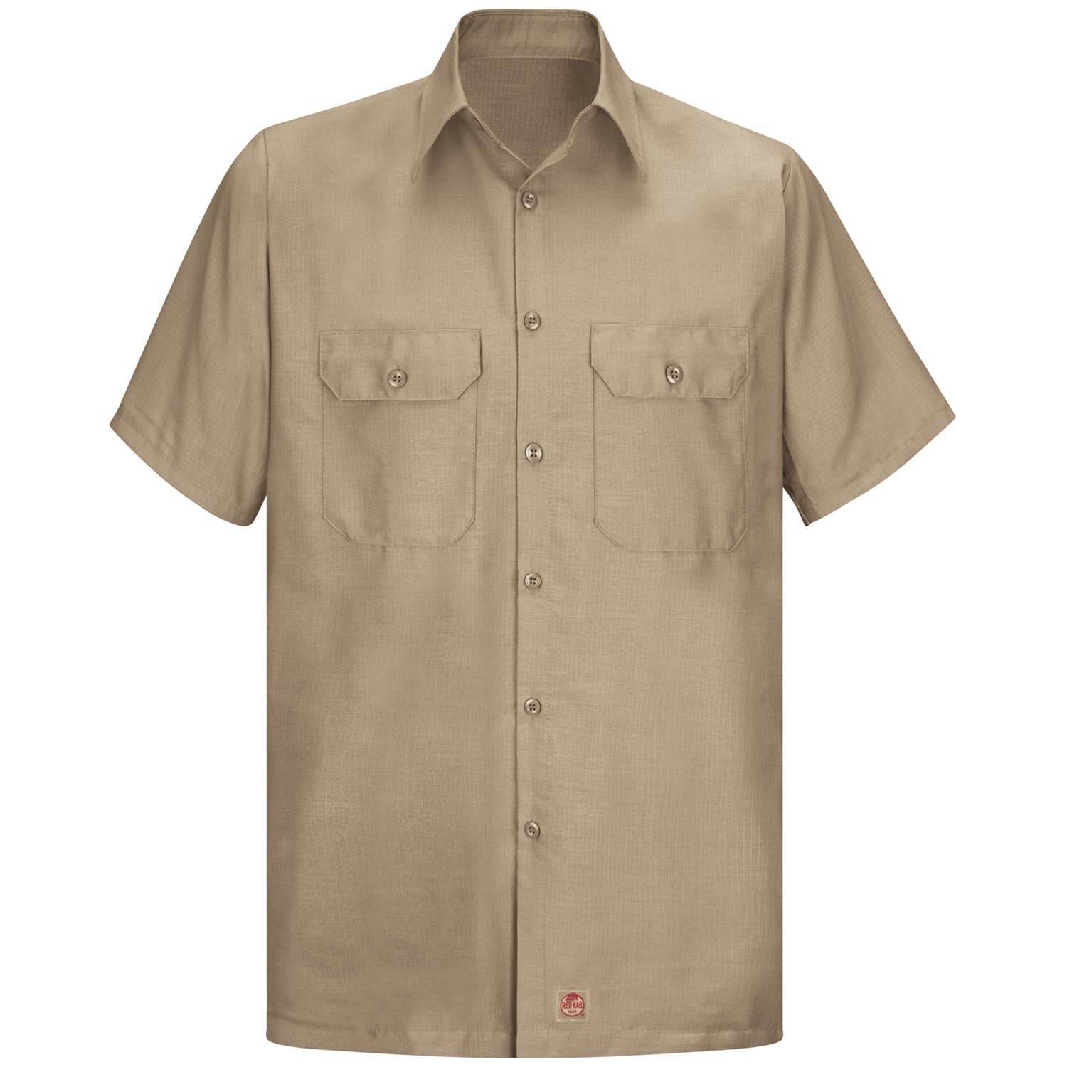 RED KAP MEN'S RIPSTOP SHORT SLEEVE SHIRT