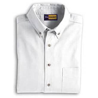 BLUE GENERATION TWILL LONG SLEEVE BUTTON-DOWN SHIRT WITH TEF