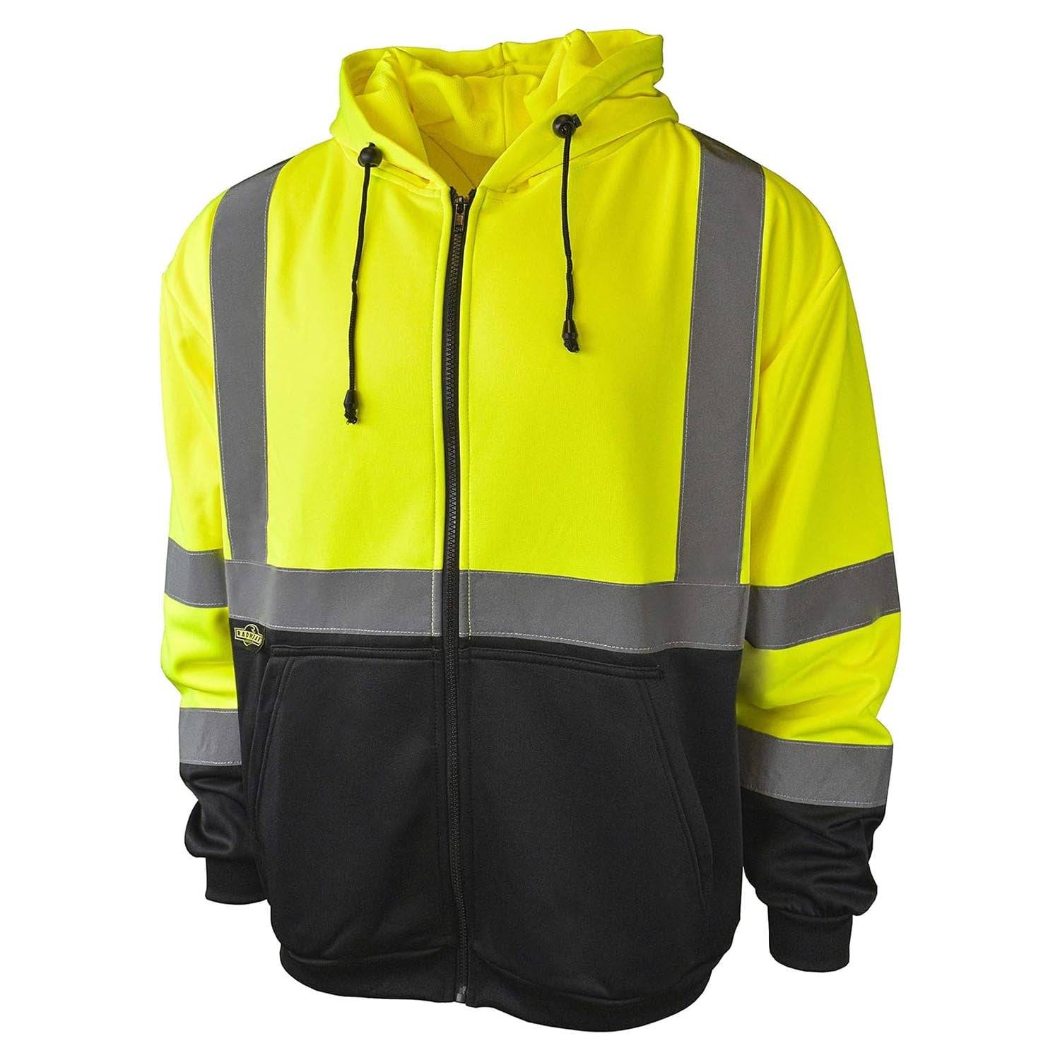 RADIANS CLASS 3 COLOR BLOCKED HOODED SWEATSHIRT SJ01B-3