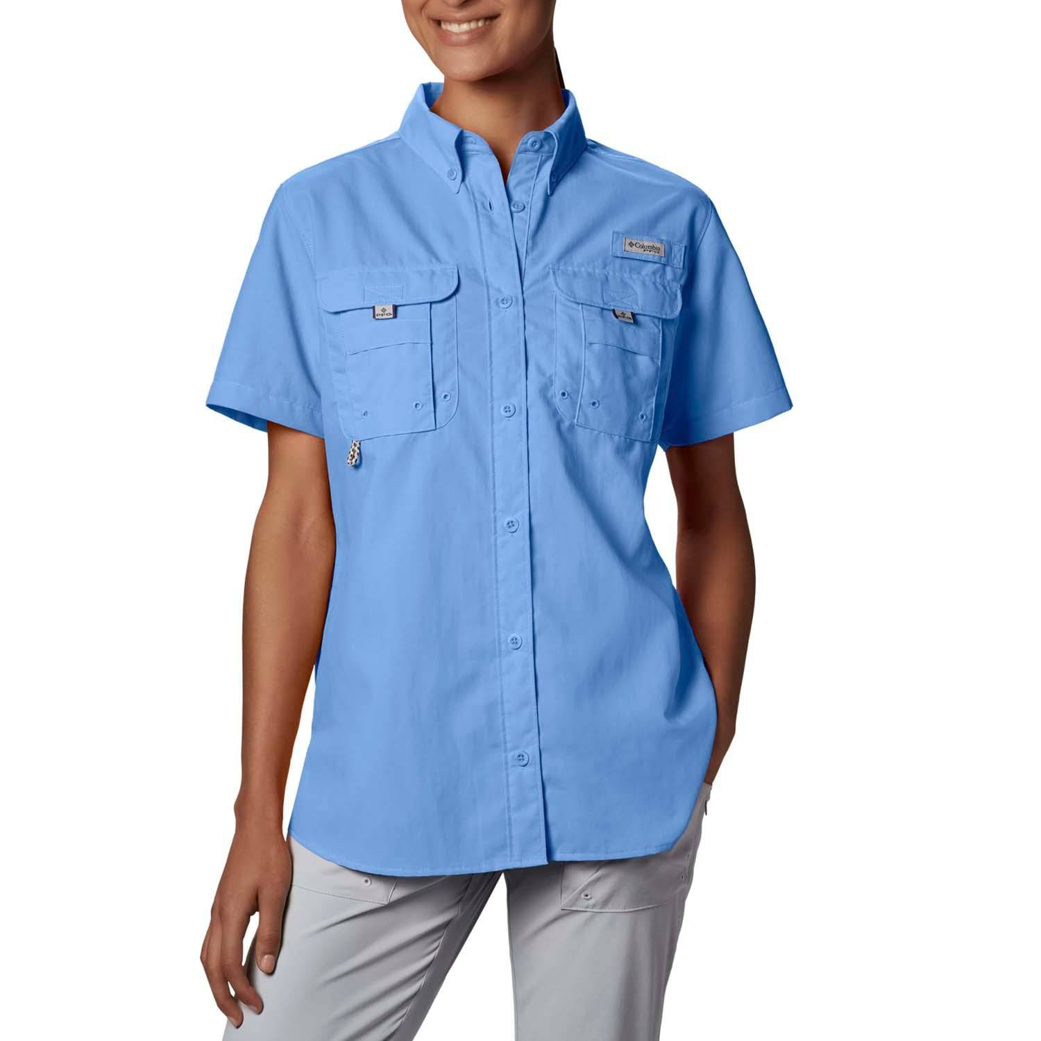 COLUMBIA WOMEN'S PFG BAHAMA SHORT SLEEVE SHIRT