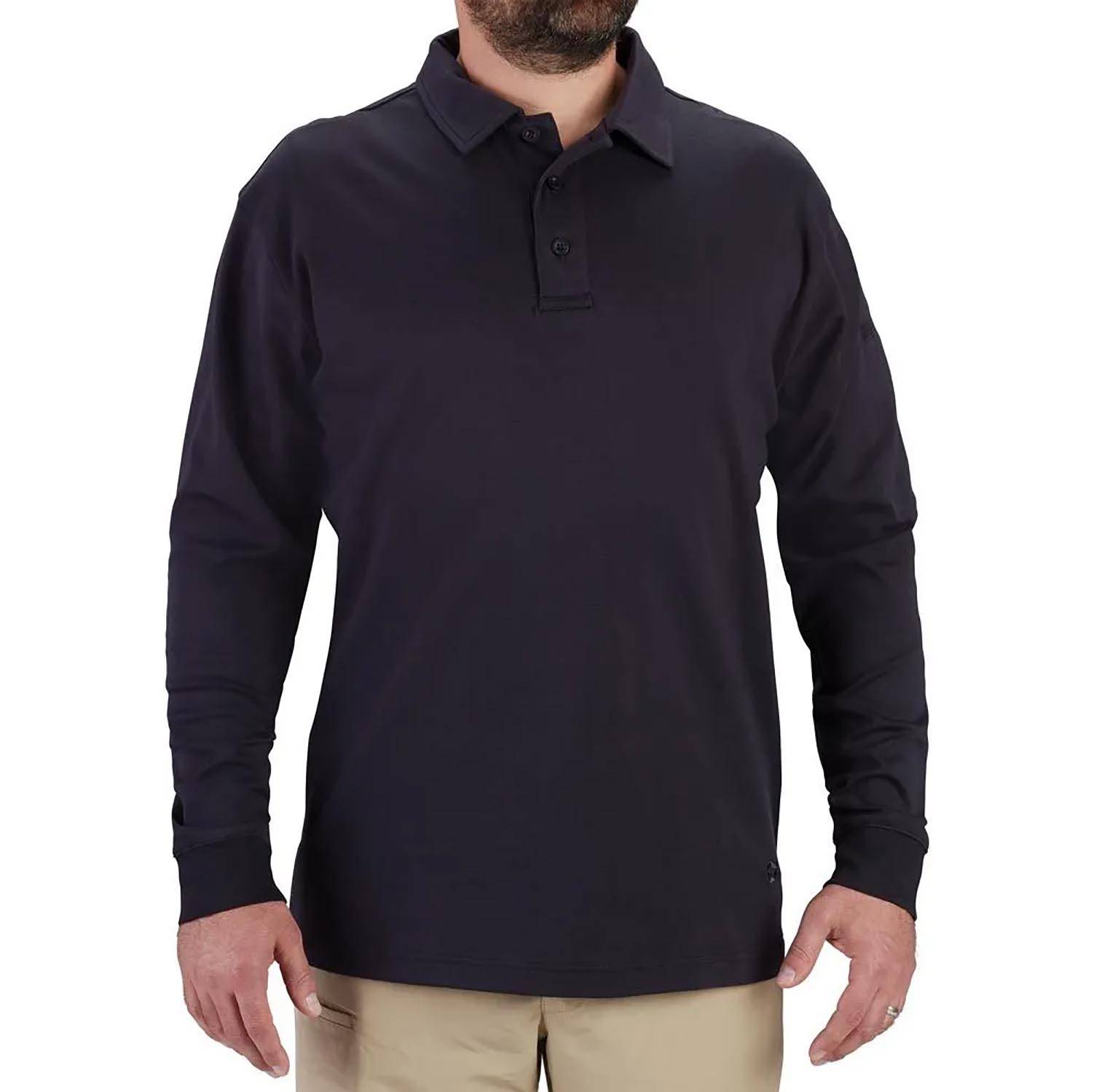 PROPPER MEN'S UNIFORM COTTON LONG SLEEVE POLO