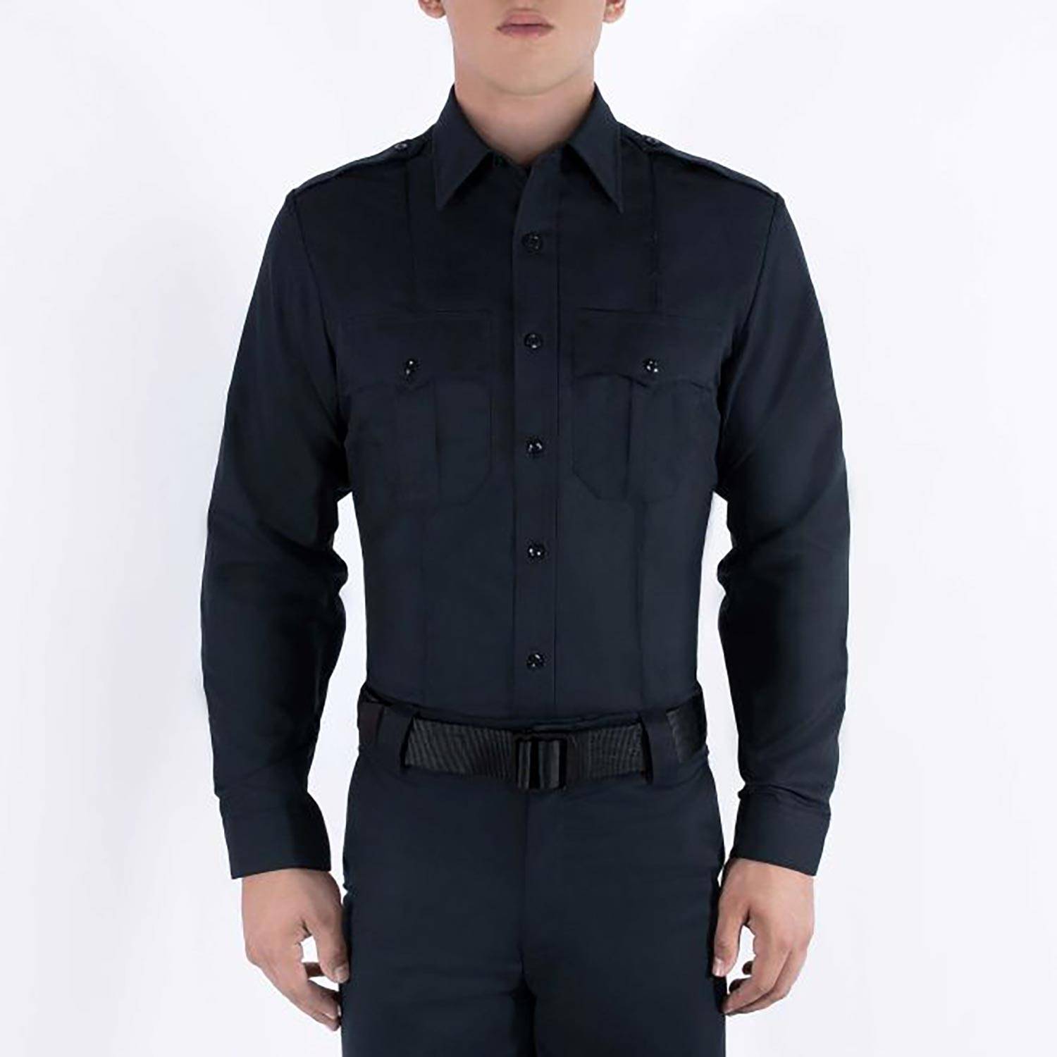 BLAUER STREETGEAR LONG SLEEVE POLYESTER RAYON SHIRT