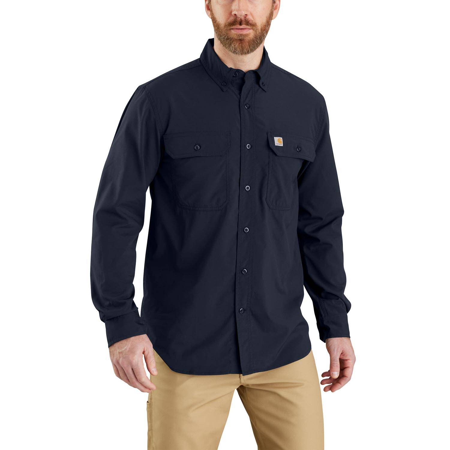 CARHARTT FORCED RELAXED FIT LIGHTWEIGHT LONG-SLEEVE SHIRT
