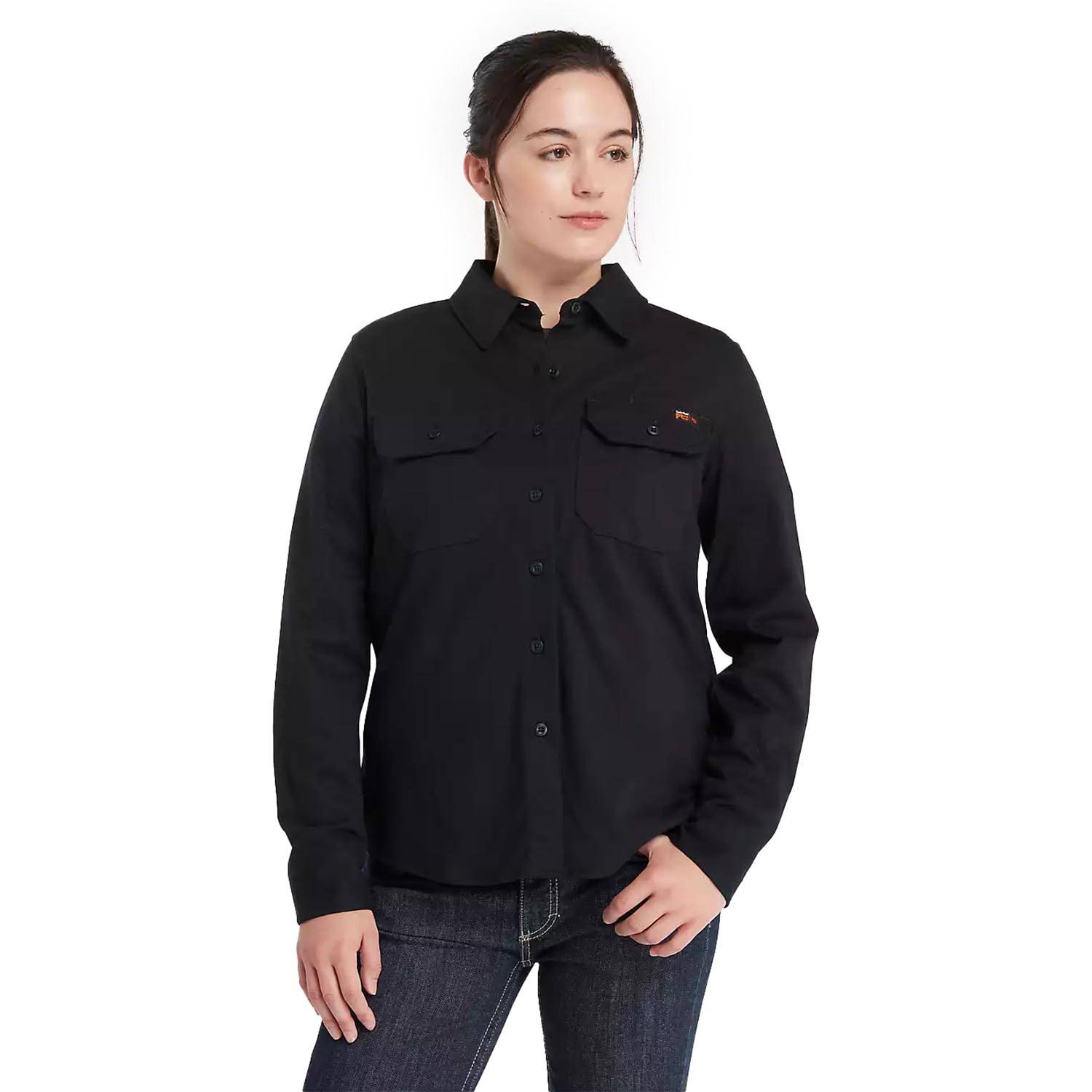TIMBERLAND PRO WOMEN'S COTTON CORE FR LONG SLEEVE SHIRT