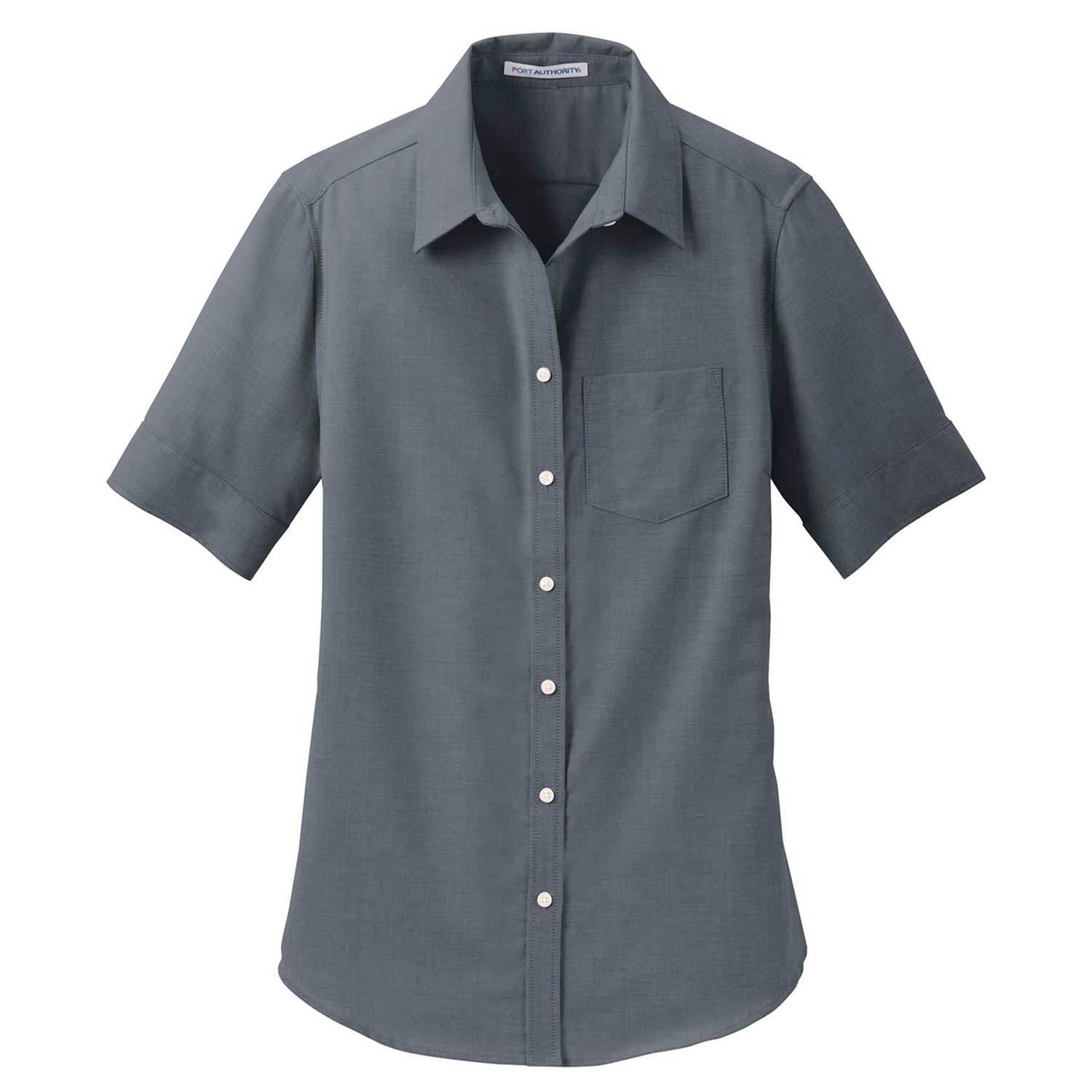 PORT AUTHORITY LADIES SUPERPRO OXFORD SHIRT SH596