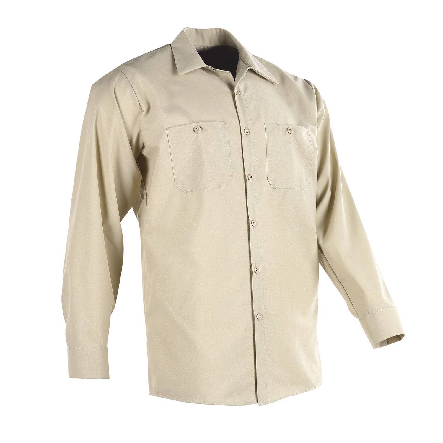 RED KAP POLY COTTON LONG SLEEVE WORK SHIRT