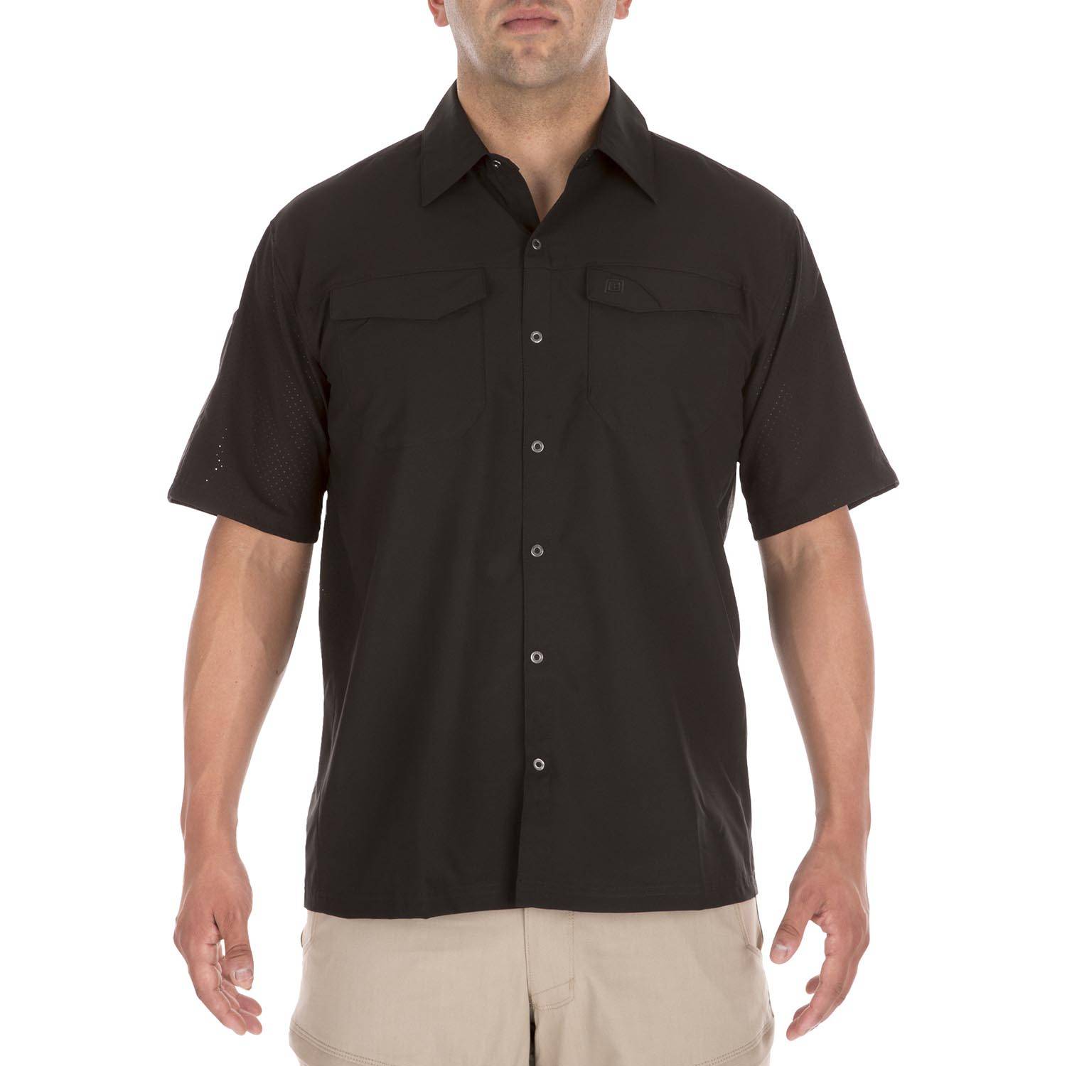 5.11 TACTICAL MEN'S SHORT SLEEVE FREEDOM FLEX WOVEN SHIRT