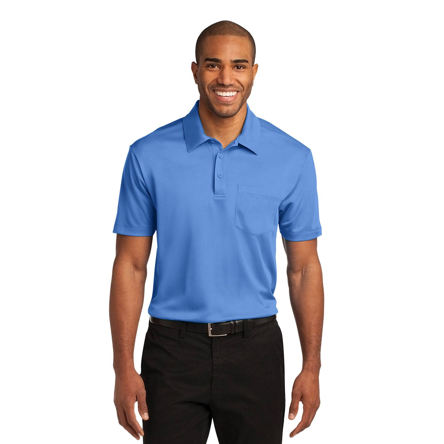 Port Authority Silk Touch Performance Pocket Polo