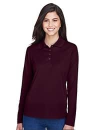 CORE 365 LONG SLEEVE FEMALE POLO