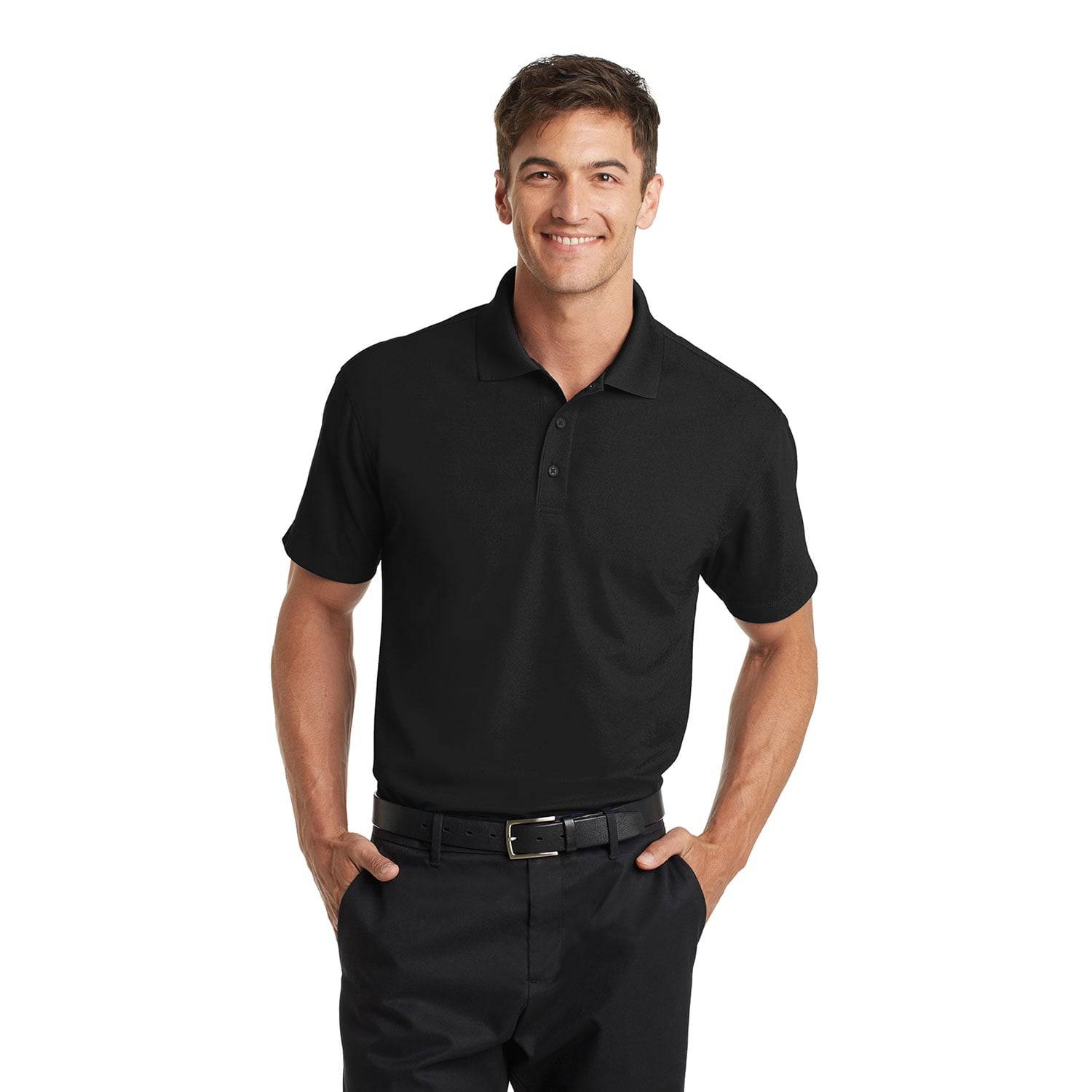 PORT AUTHORITY DRY ZONE GRID POLO