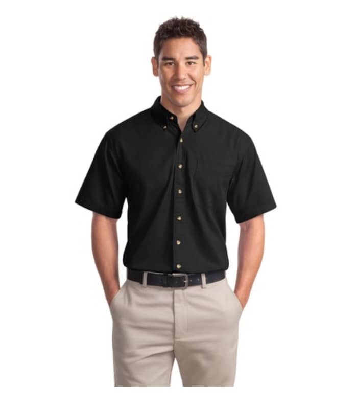 Port Authority 100% Cotton Twill SS Shirt
