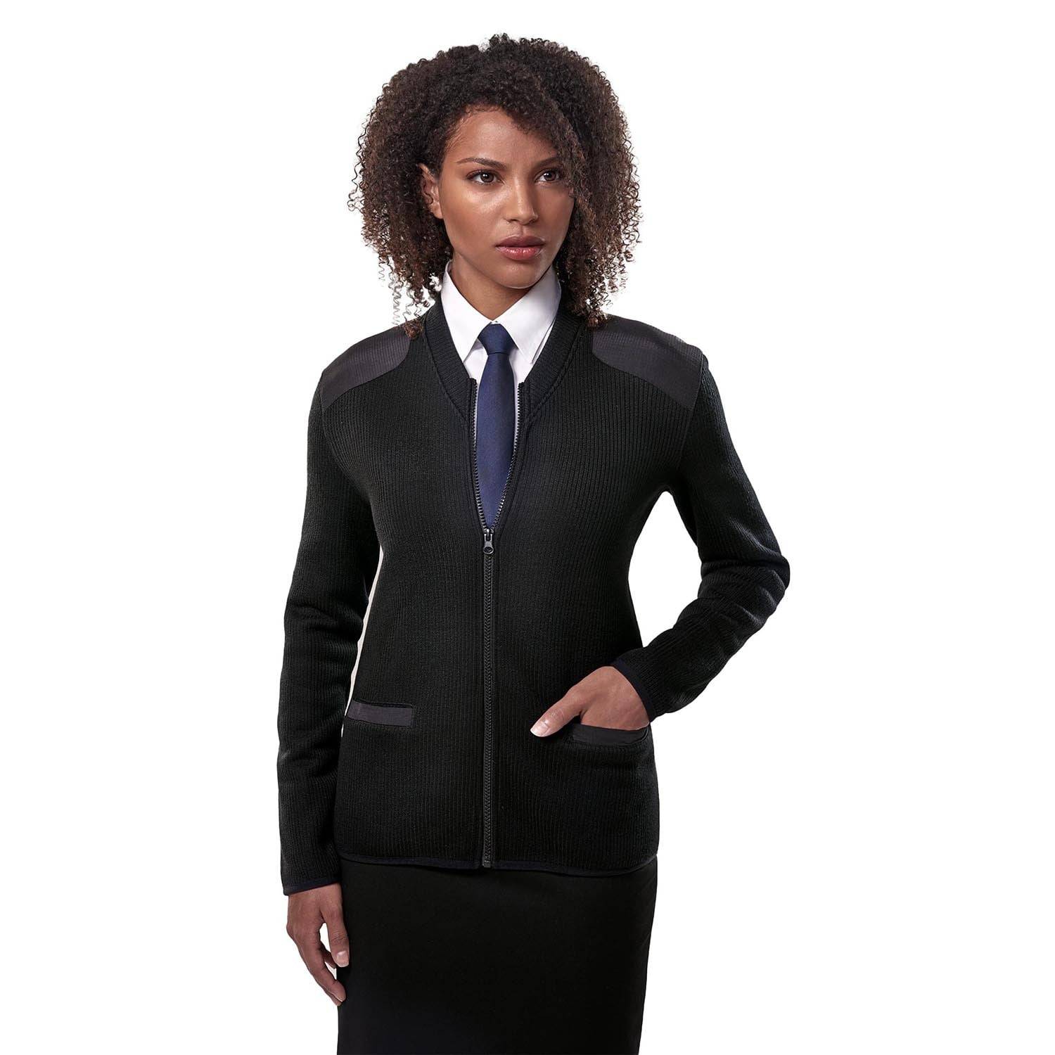 COBMEX UNISEX V-NECK ZIP FRONT FLEECE LINED "COMMANDO"