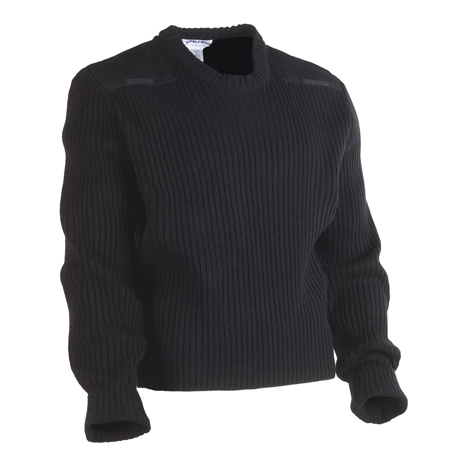 GALLS COMMANDO CREW NECK ACRYLIC SWEATER