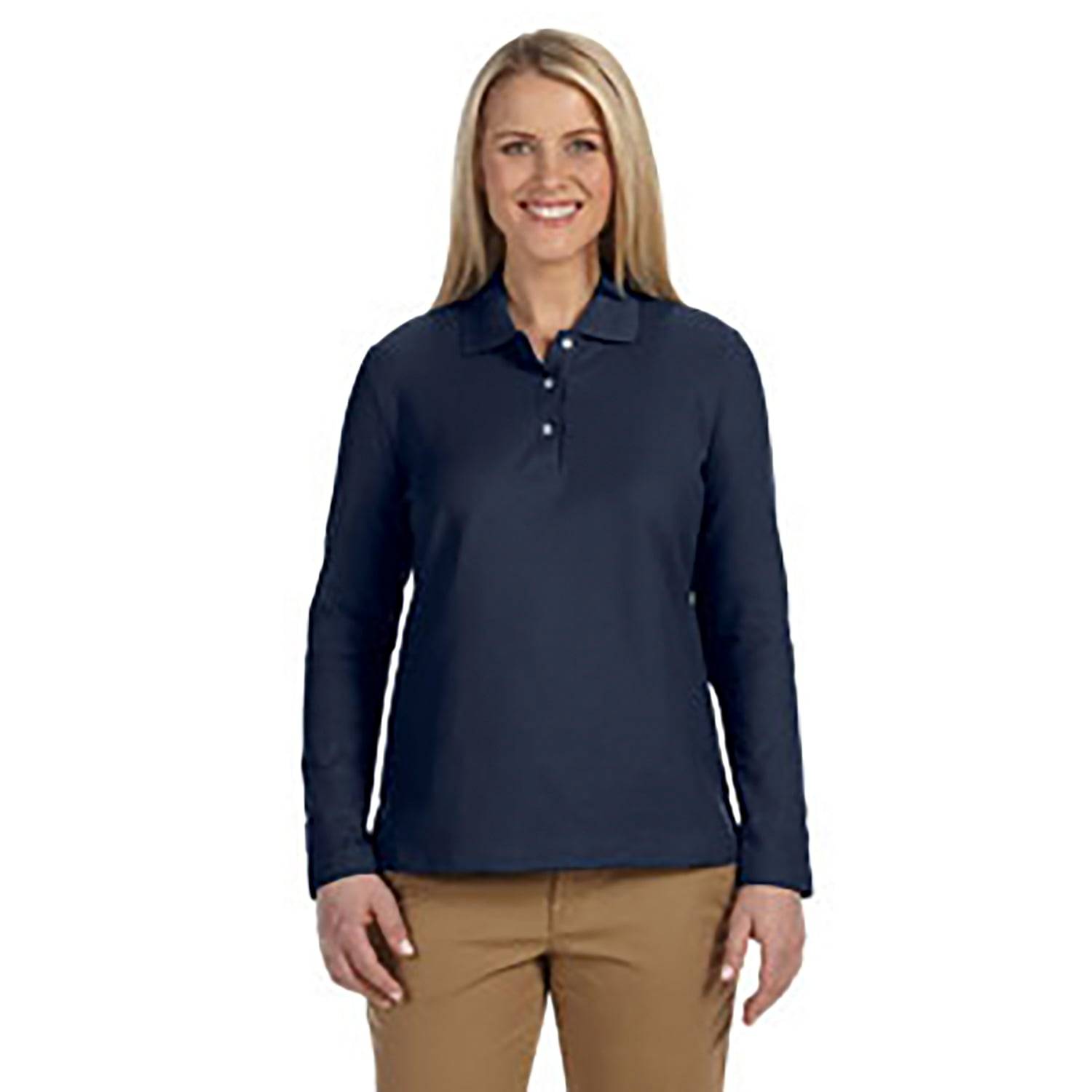 Devon & Jones Women's Pima Pique Polo
