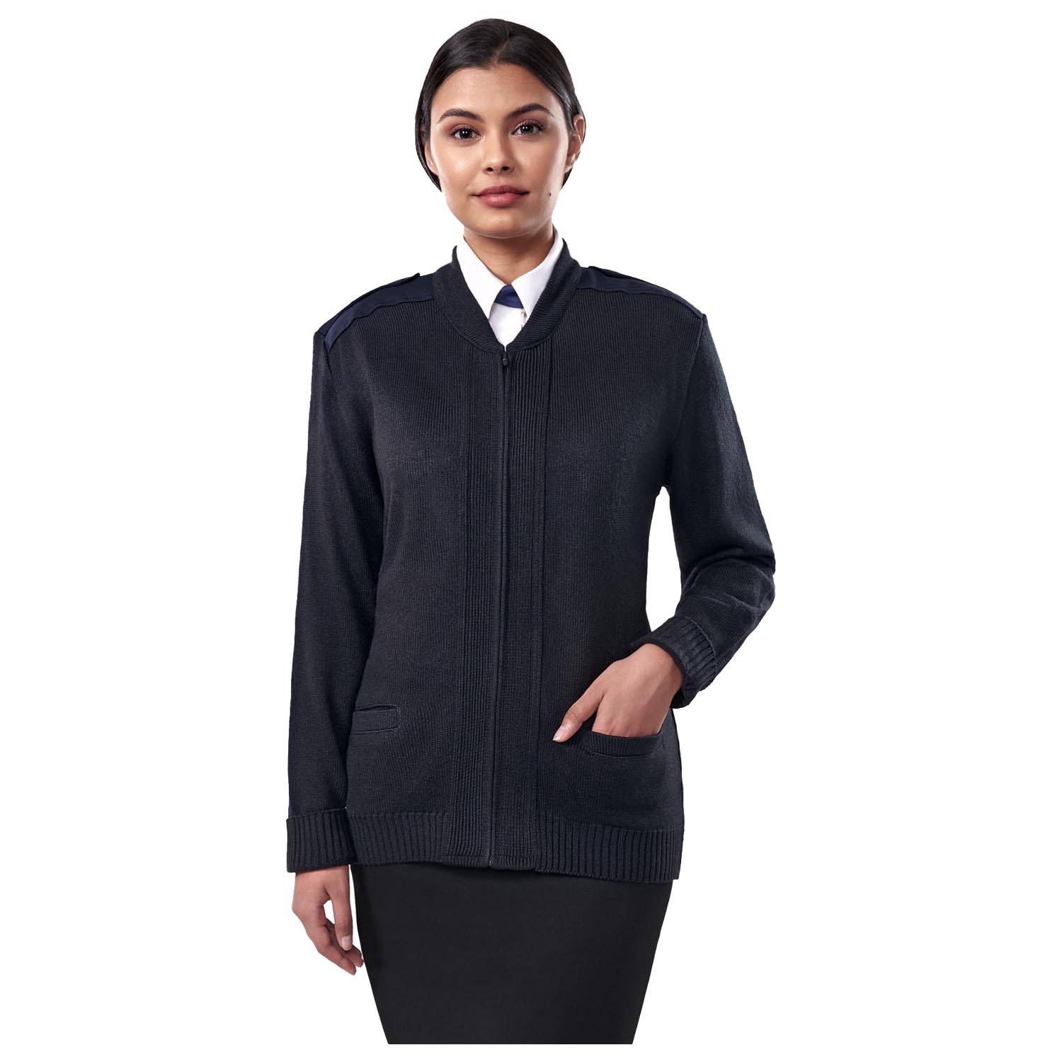 COBMEX UNISEX CREW NECK ZIP FRONT "COMMANDO"