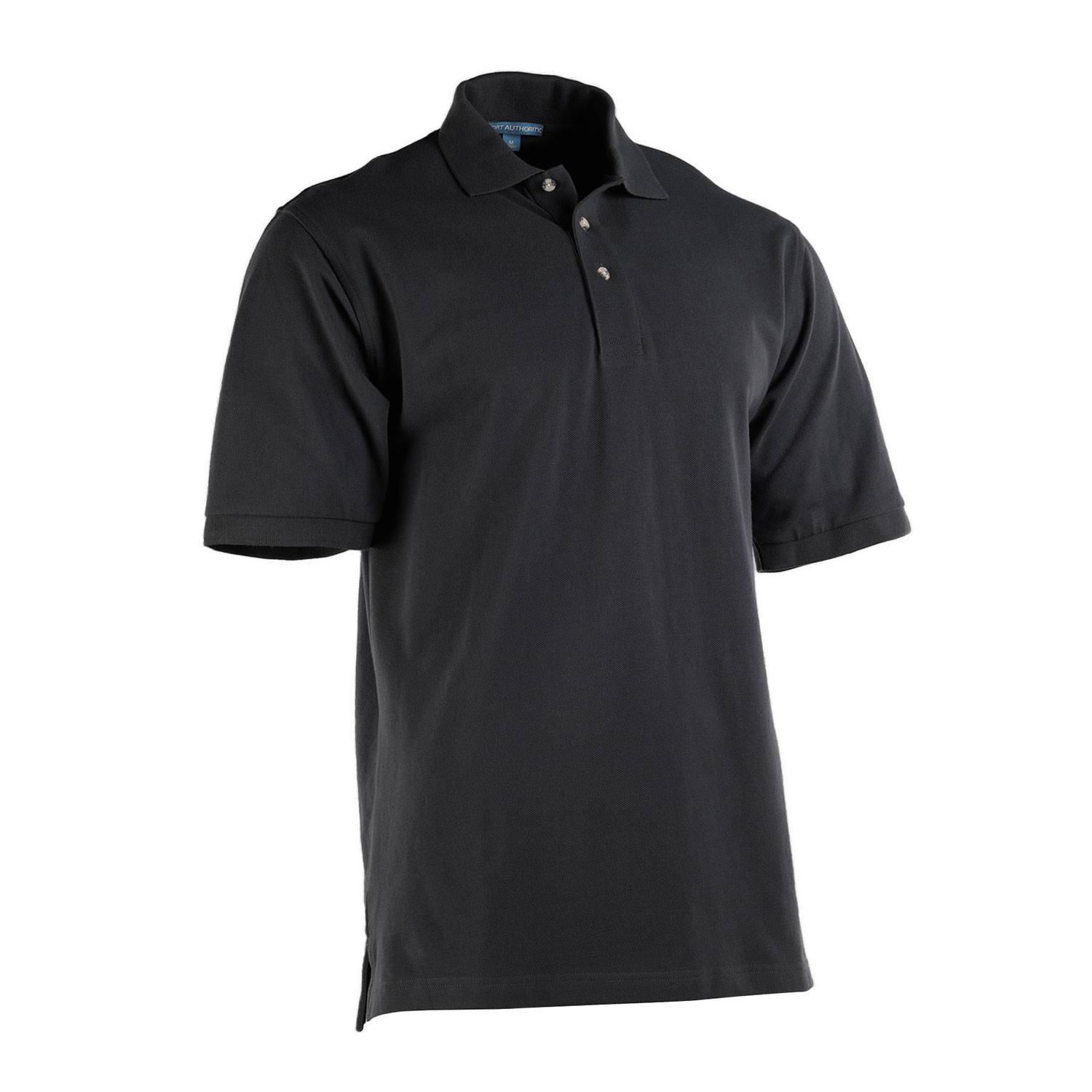 PORT AUTHORITY HEAVYWEIGHT COTTON SHORT SLEEVE PIQUE POLO