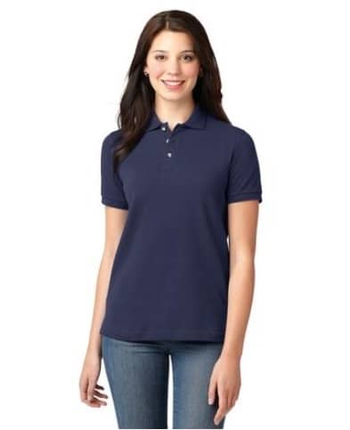 PORT AUTHORITY LADIES HEAVYWEIGHT COTTON PIQUE POLO