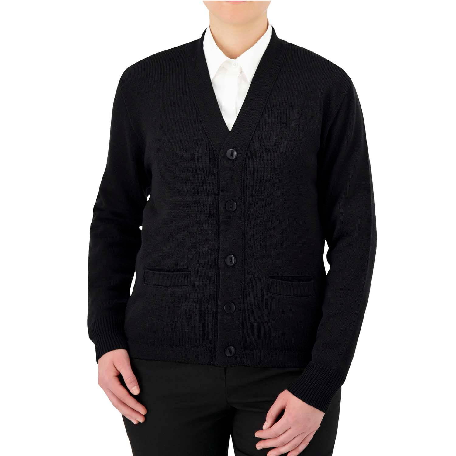 COBMEX UNISEX V-NECK LONG SLEEVE BUTTON FRONT CARDIGAN