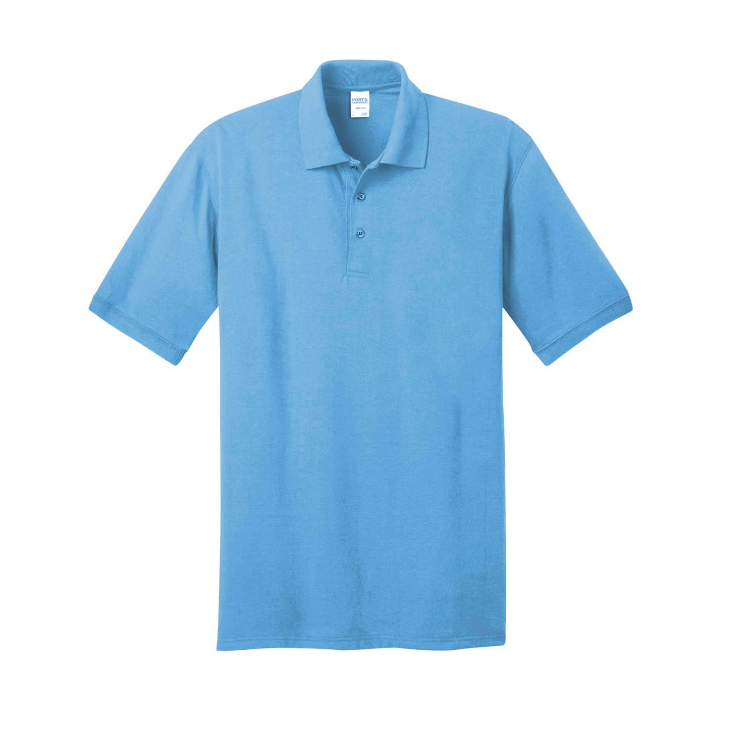 PORT & COMPANY TALL CORE BLEND JERSEY KNIT POLO