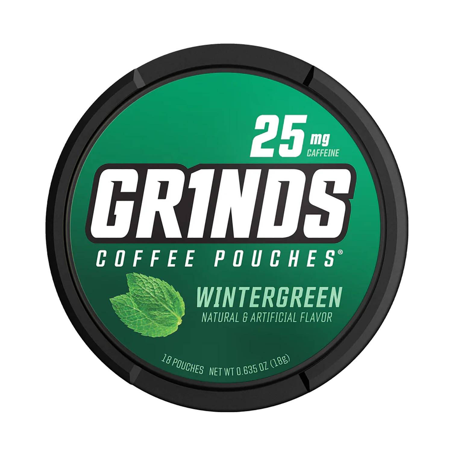 GRINDS CAFFEINE COFFEE POUCHES
