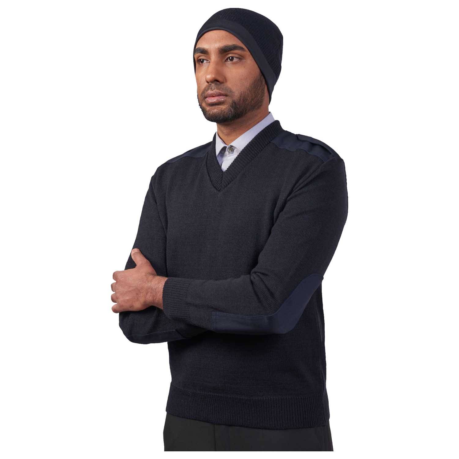 COBMEX UNISEX V-NECK "MILITARY" SWEATER