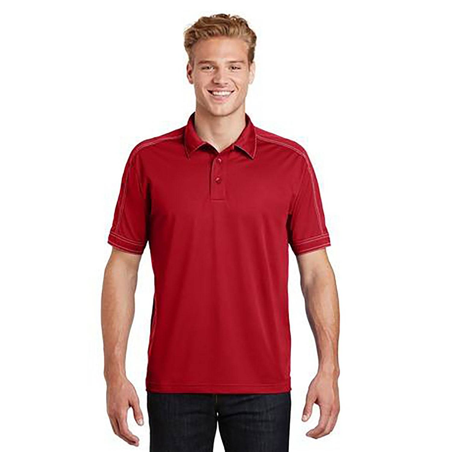 Sport-Tek Contrast Stitch Micropique Sport-Wick Polo