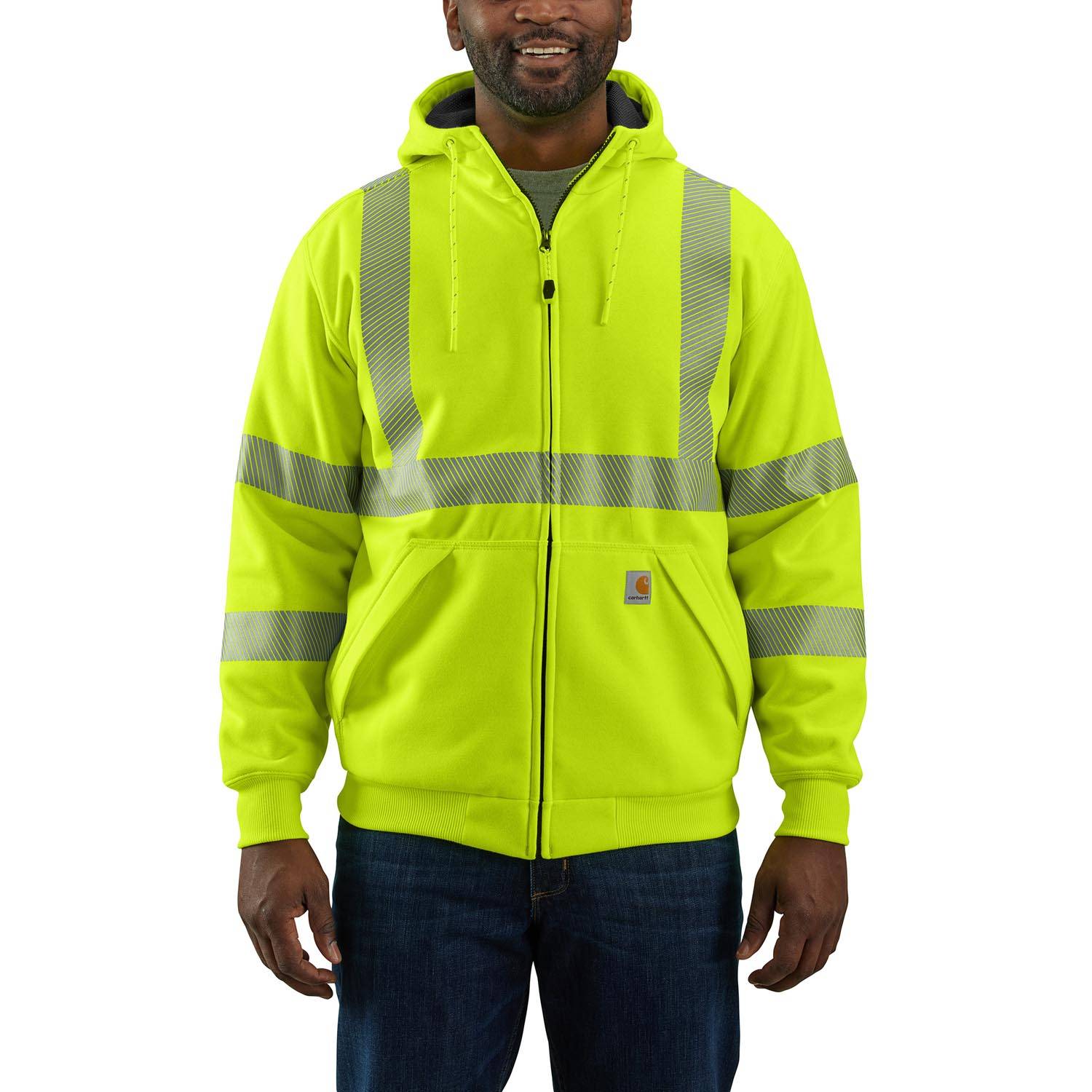 Carhartt High-Visibility Thermal-Lined Full-Zip Sweatshirts