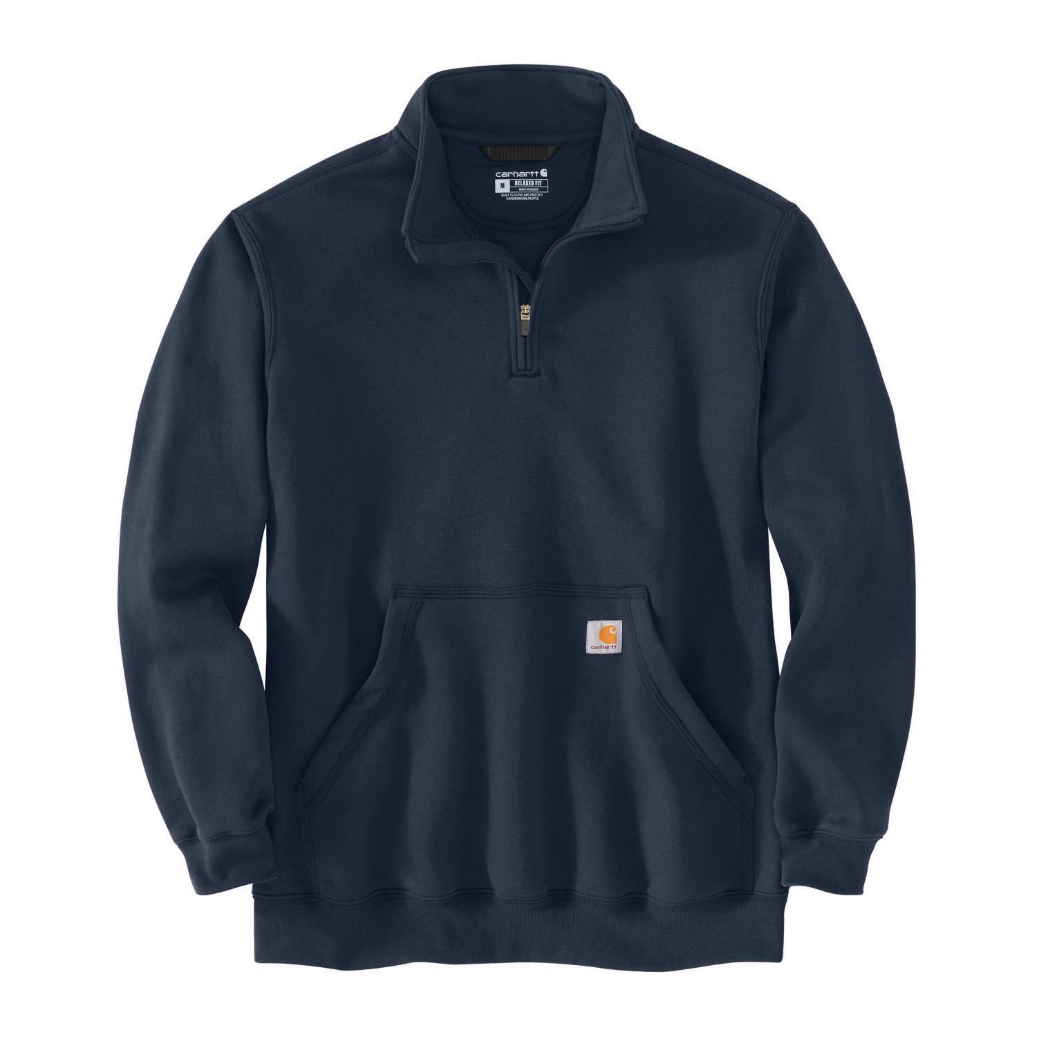 Carhartt Loose Fit Midweight Quarter-Zip Mock-Neck Sweatshir