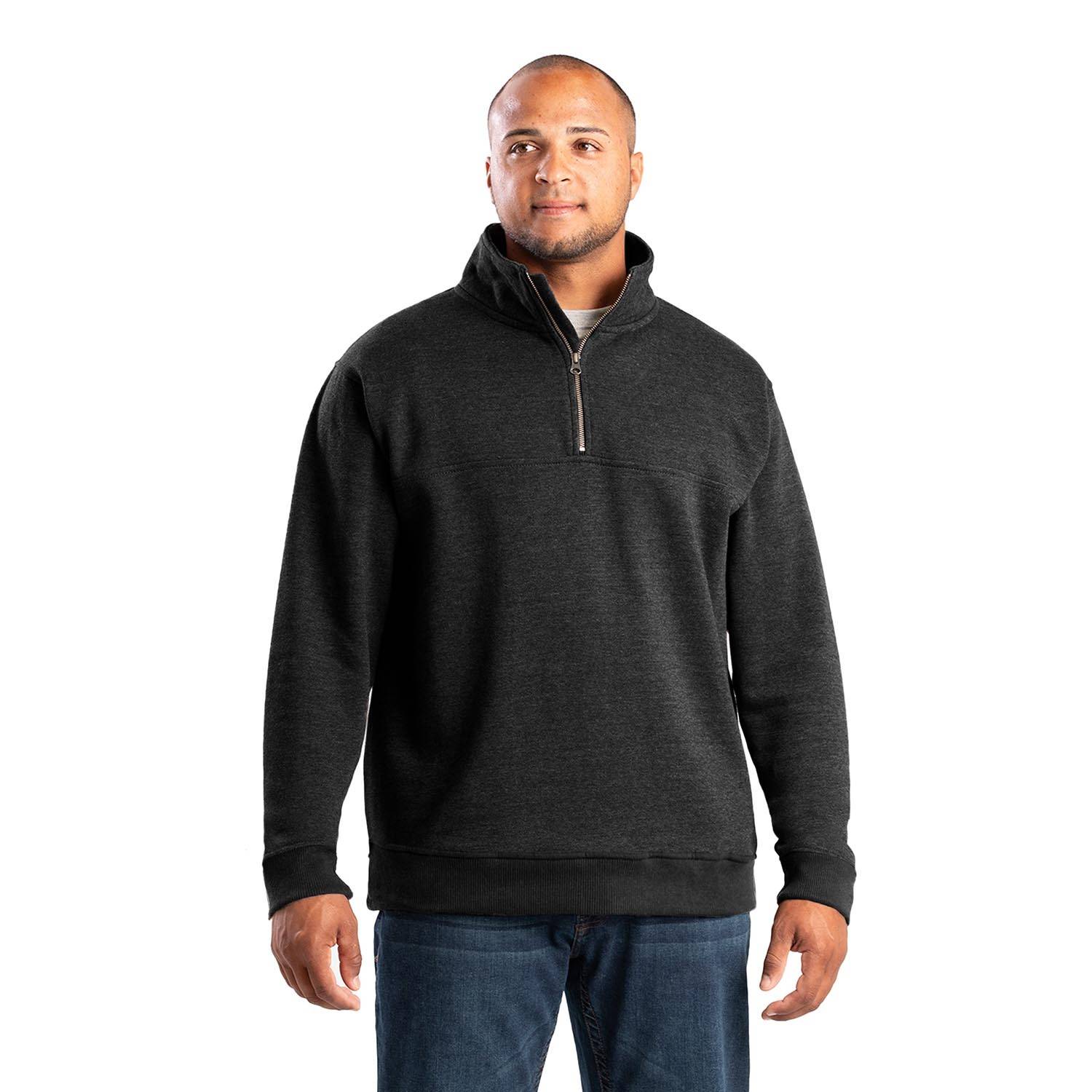 BERNE MEN'S HERITAGE QUARTER-ZIP SWEATSHIRT