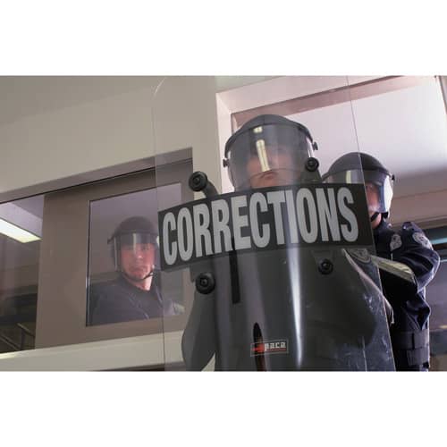 Paulson Concave Riot Shield 48" x 24" x 1/8"