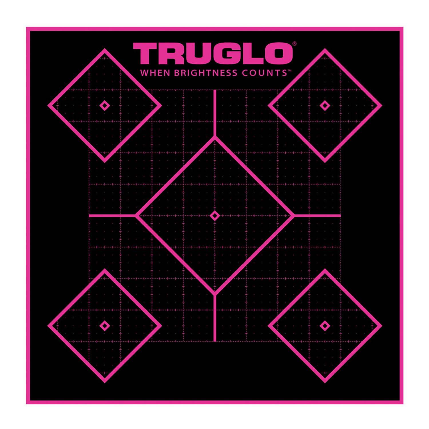 TruGlo 5-Diamond 12x12 Pink Target