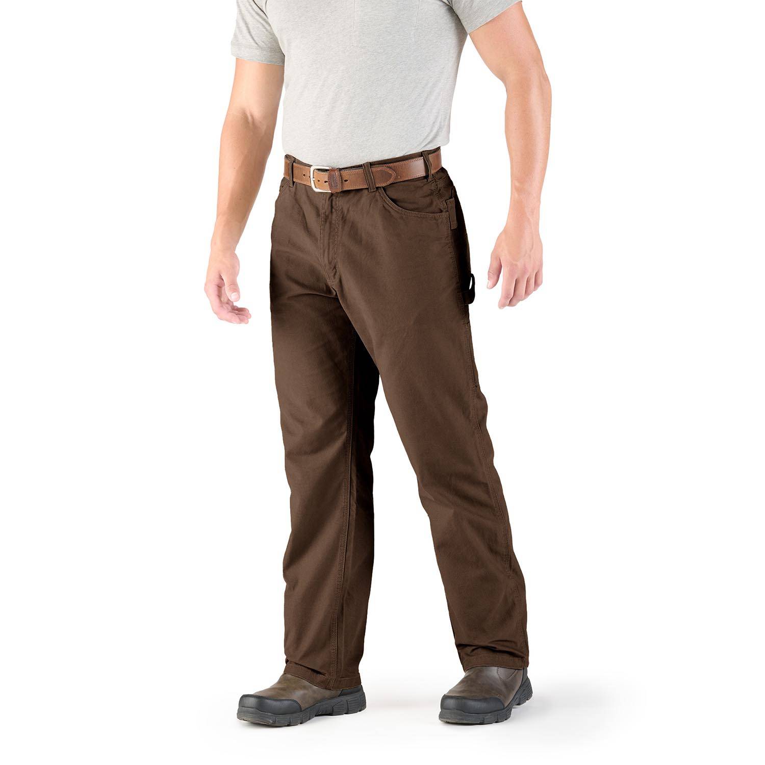 BERNE MEN'S HEARTLAND WASHED DUCK RELAXED FIT CARPENTER PANT