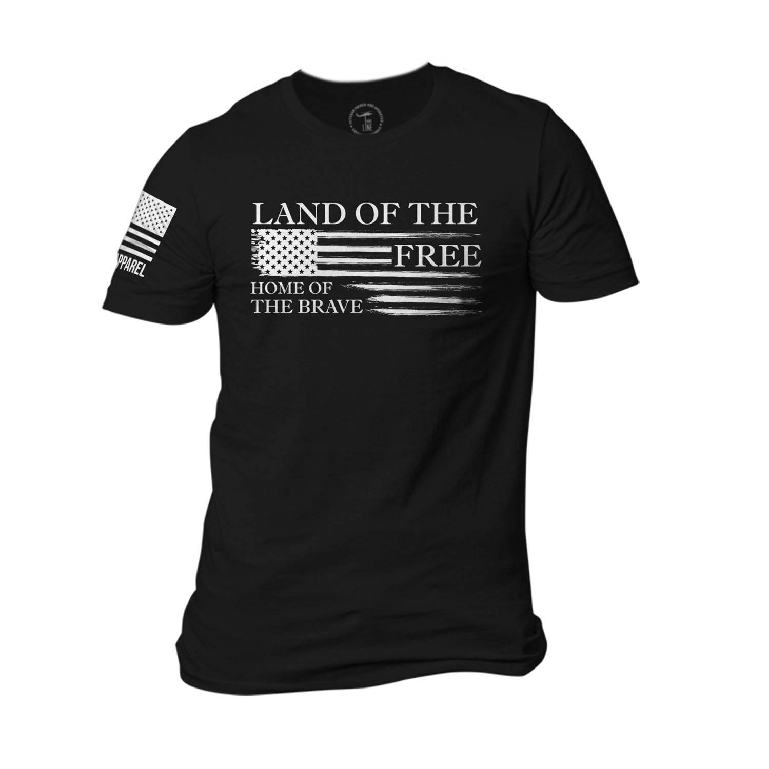 NINE LINE HOME OF THE BRAVE T-SHIRT