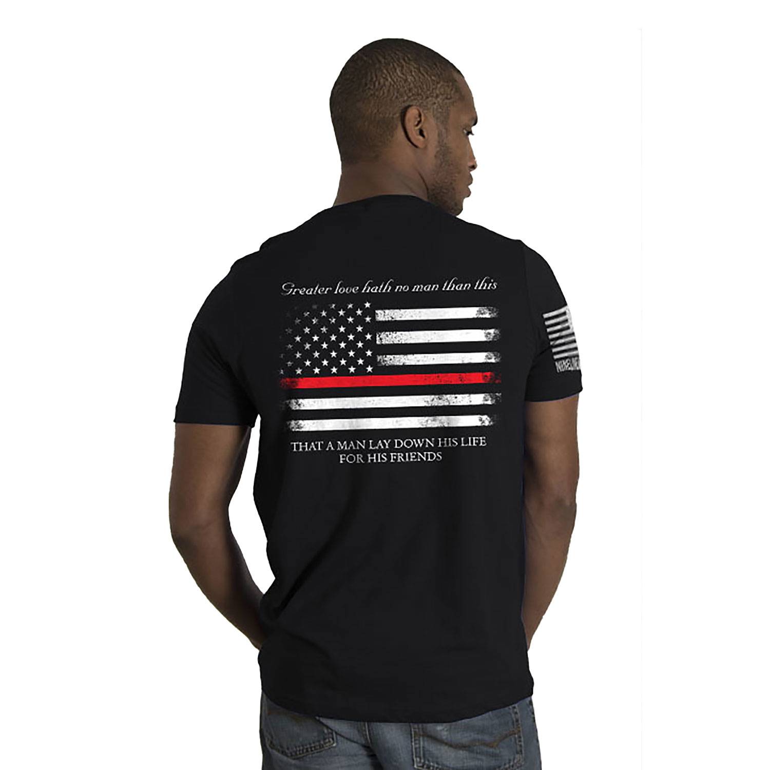 NINE LINE THIN RED LINE T-SHIRT