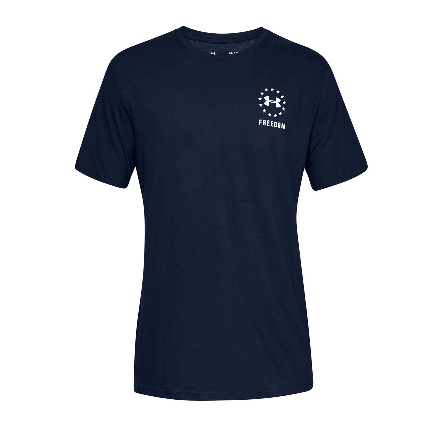 UNDER ARMOUR FREEDOM LEFT CHEST GRAPHIC T-SHIRT