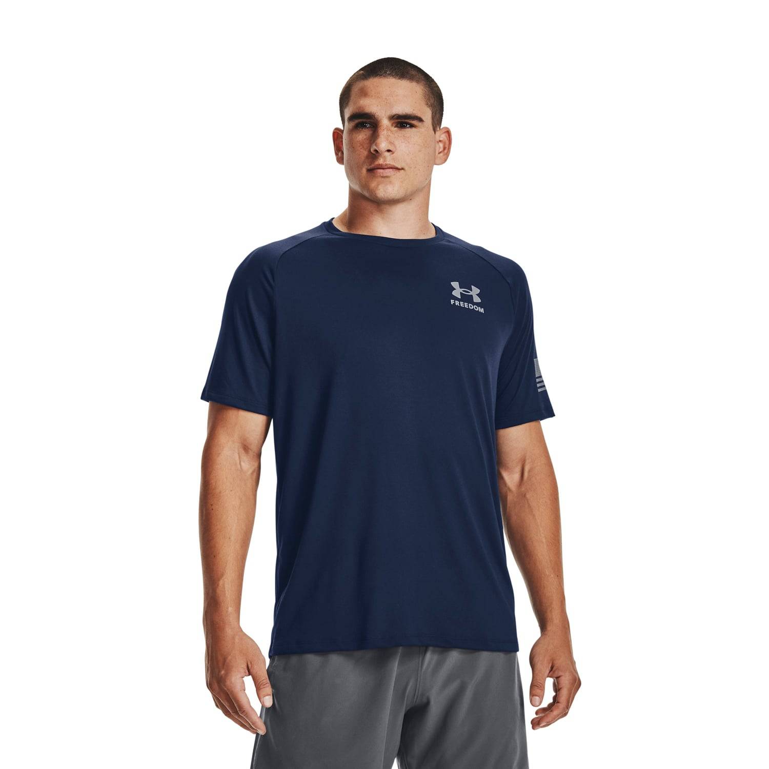 UNDER ARMOUR MEN'S FREEDOM TECH SHORT SLEEVE SHIRT