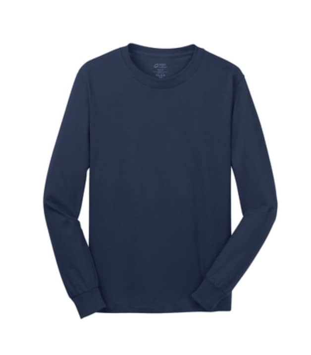 PORT & COMPANY LONG SLEEVE CORE COTTON TEE