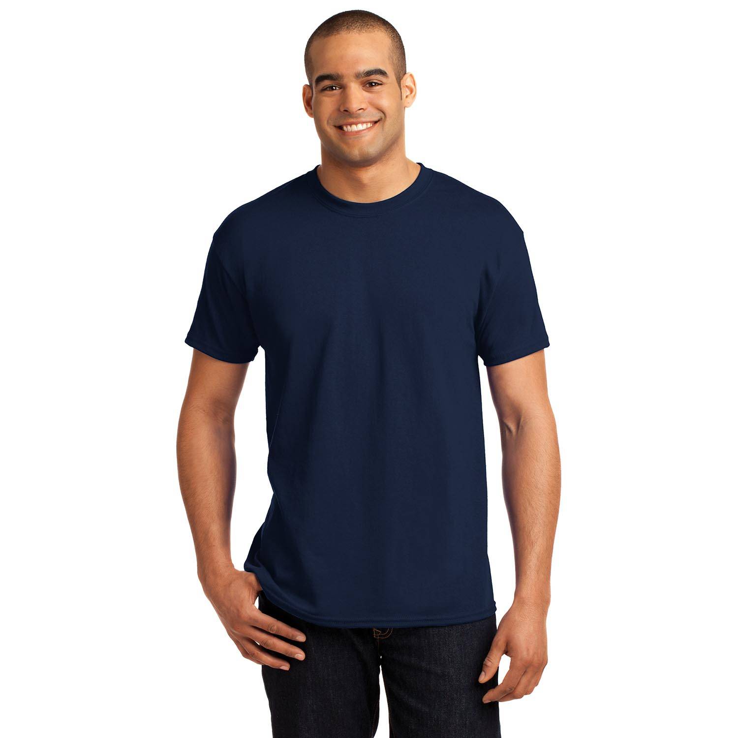 HANES ECOSMART COTTON/POLYESTER T-SHIRT