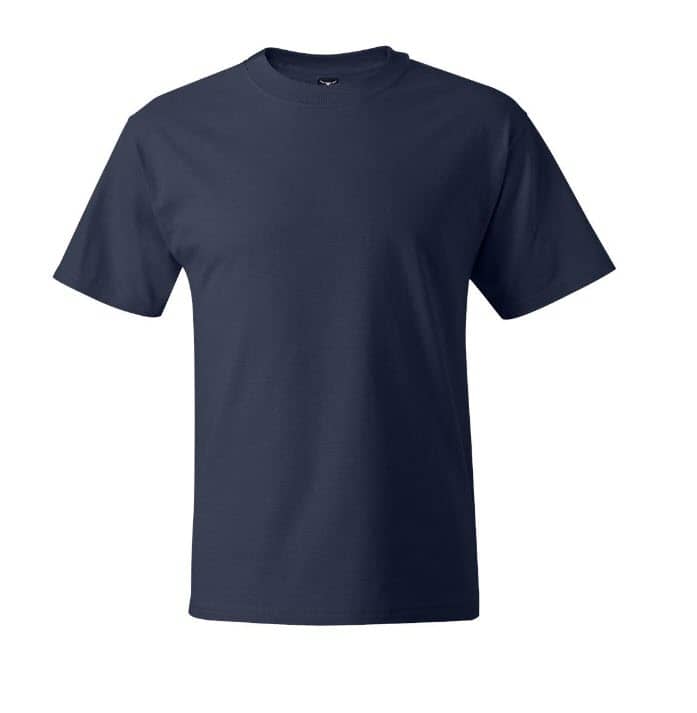 HANES SHORT SLEEVE BEEFY T SHIRT