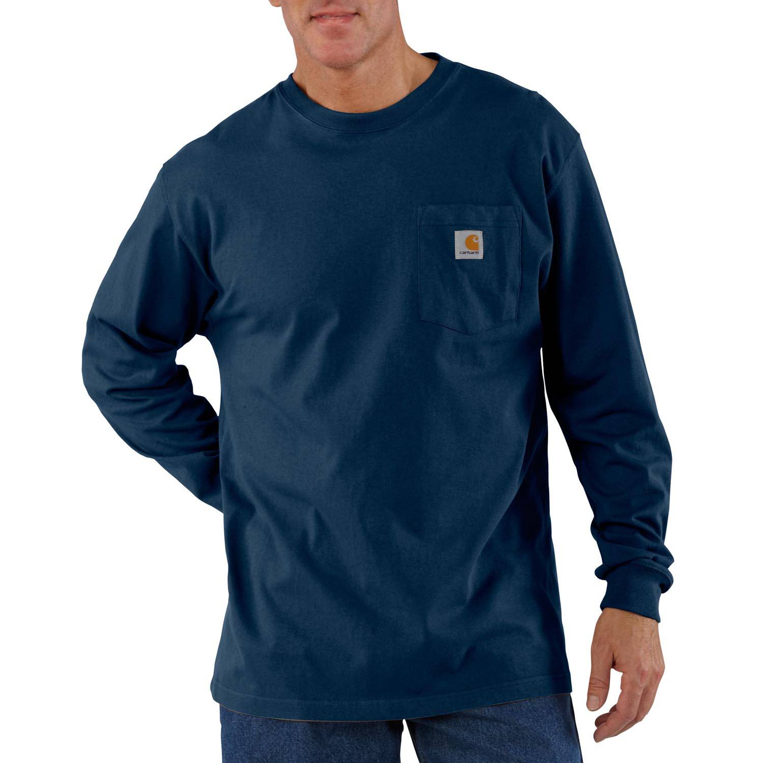 CARHARTT LOOSE FIT HEAVYWEIGHT LONG SLEEVE POCKET T-SHIRT